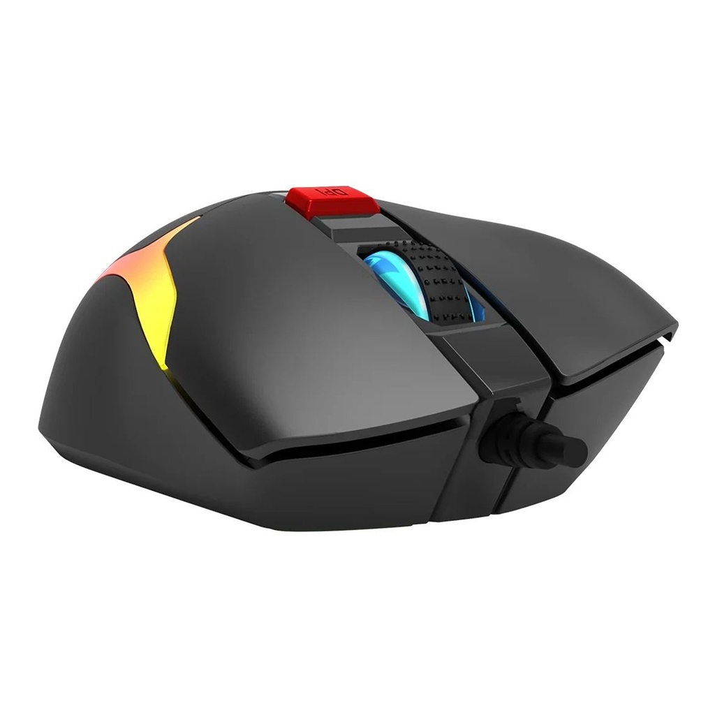 MARVO - MOUSE GAMING CABLEADO CON ILUMINACIÓN M360 - HASTA 12000DPI. ILUMINACIÓN 7 MODOS RGB