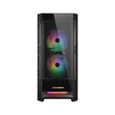 Gabinete Cougar Duoface Rgb Black