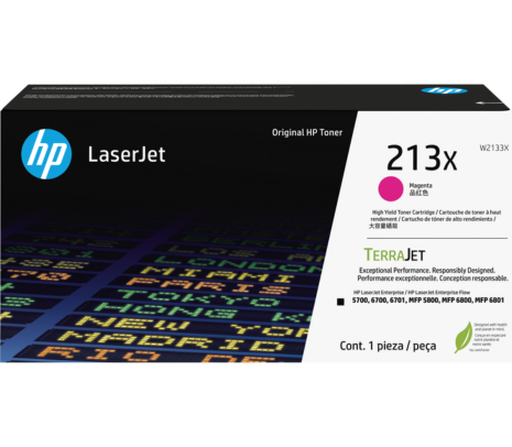 Toner original HP W2133X (213X) - Magenta 6.000cps (CP)