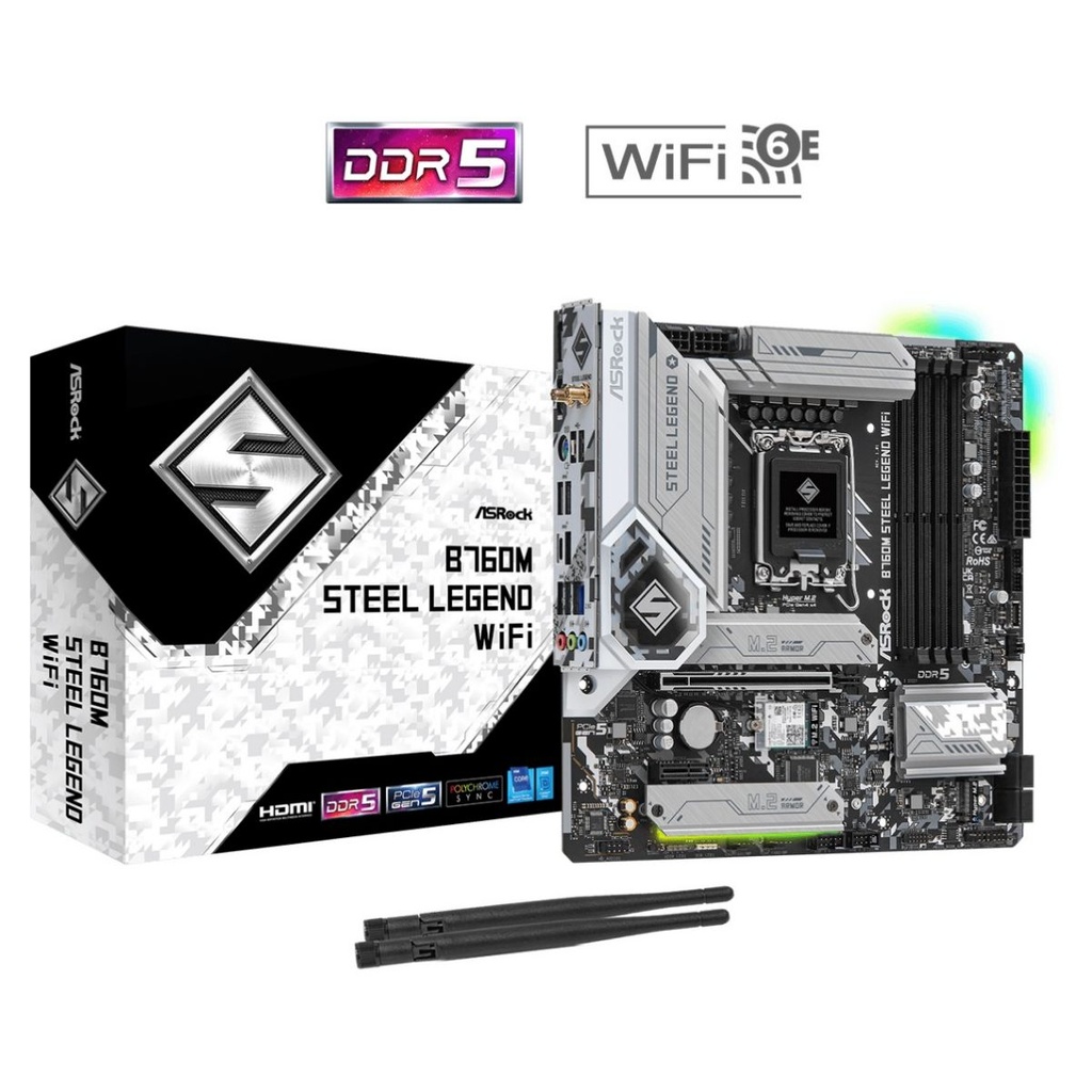 Motherboard Asrock B760m St Legend Wifi Ddr5 S1700