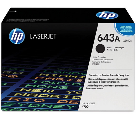 Toner original HP Q5950A (643A) - Negro 11.000cps (CP)