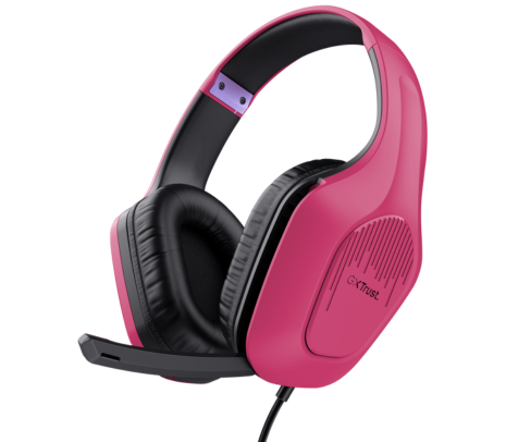 TRUST HEADSET GAMING GXT415P ZIROX PINK PC/CONSOLA