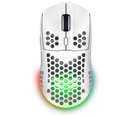 TRUST MOUSE GAMING GXT929 HELOX WHITE INAL CON LED