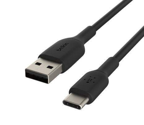 BELKIN CAB001BT2MBK CABLE USB-A A USB-C 2.0 NEGRO 15W 2M