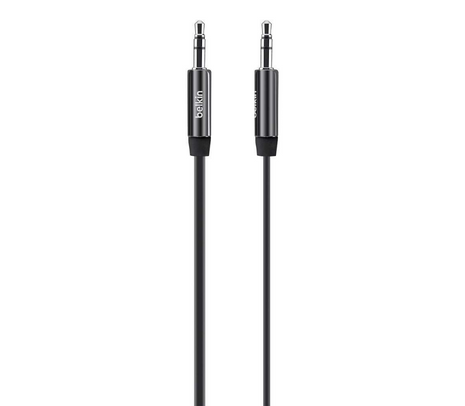 BELKIN AV10127TT03-BLK CABLE JACK 3.5MM PLANO BLACK 90CM