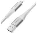 BELKIN CAB007-2MWHTM CABLE USB-A A MIRCO USB WHITE 60W 2M *