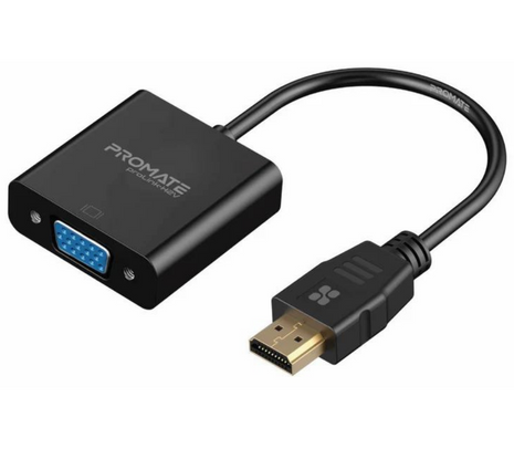 PROMATE PROLINK-H2V.BLACK ADAPTADOR DE HDMI A VGA 1080P