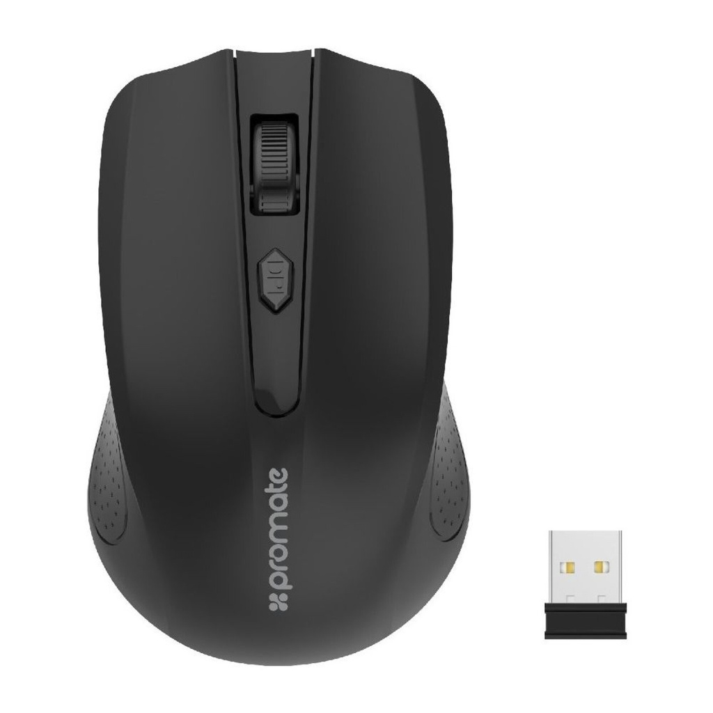 PROMATE CLIX-8.BLACK MOUSE INALAMBRICO NEGRO