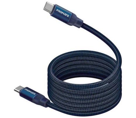 PROMATE SPRINGY.BLUE CABLE USB-C A USB-C 1.2M