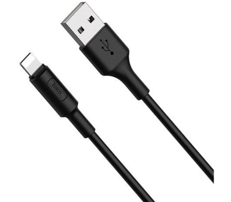 HOCO X25 CABLE SOARER USB-A A LIGHTNING BLACK 1M