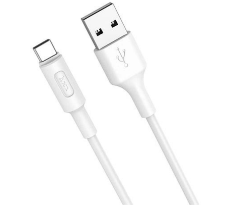 HOCO X25 CABLE SOARER USB-A A USB-C WHITE 1M