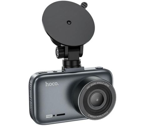 HOCO DV5 DASHCAM VIDEOCAMARA C/DISPLAY DE 3" PARA AUTO GREY