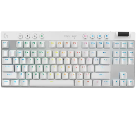 LOGITECH TECLADO PRO X GAMING WHITE TKL INAL