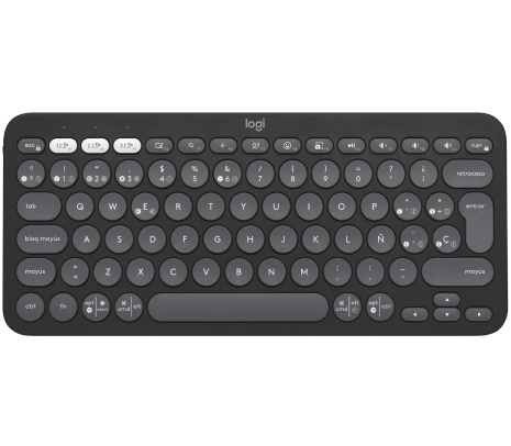 LOGITECH TECLADO K380S PEBBLE KEYS 2 GRPH INAL+BT