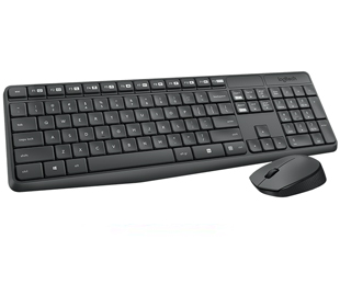 Combo teclado y mouse inalámbrico Logitech MK235