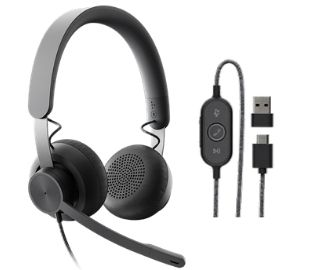 LOGITECH VC HEADSET ZONE WIRED USB/USB-C UC