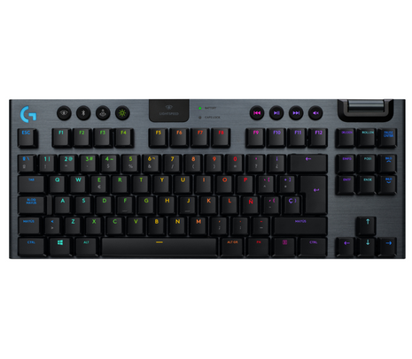 LOGITECH TECLADO G915 GAMING TKL TACTIL INAL+BT--