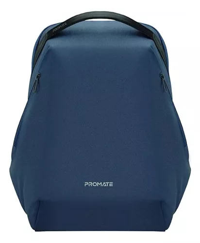 Mochila 13" antirobo c/lock y usb Promate defender-13.blue