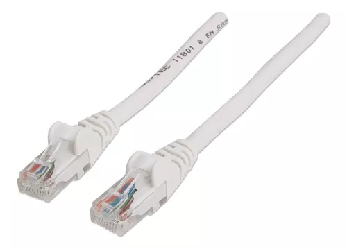 Patchcord Cat 6 30cm 1ft Gris 100% COBRE Intellinet