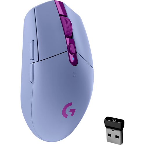 LOGITECH MOUSE G305 GAMING LILA INALAMBRICO