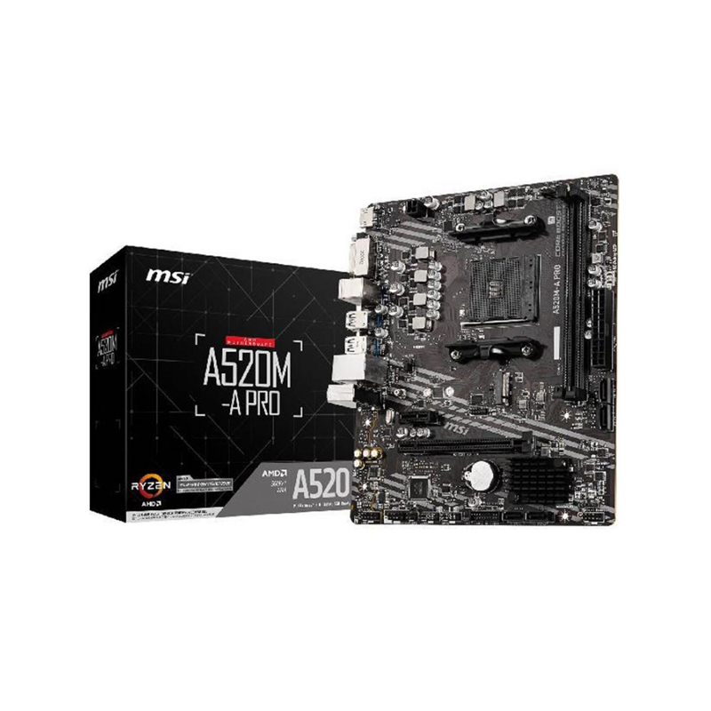 MSI MOTHERBOARD A520M-A PRO AM4