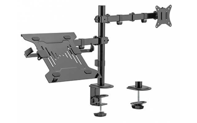 Soporte para monitor hasta 32" y notebook hasta 15.6"