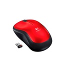 LOGITECH MOUSE M185 ROJO INALAMBRICO