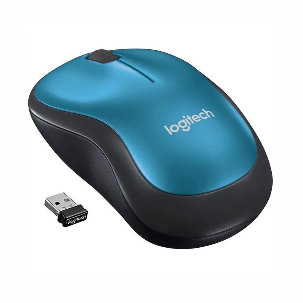 LOGITECH MOUSE M185 BLUE INALAMBRICO