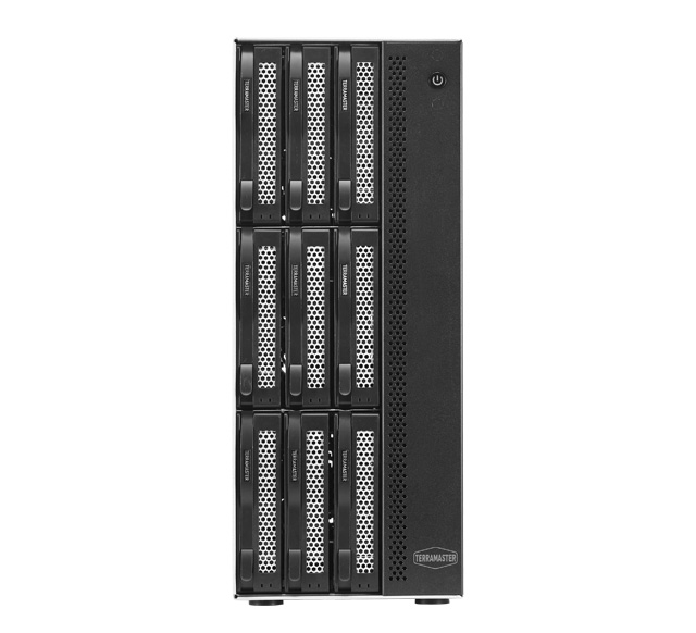 NAS TERRAMASTER TOWER 9 BAHÍAS INTEL ATOM C3558R DUAL SFP+