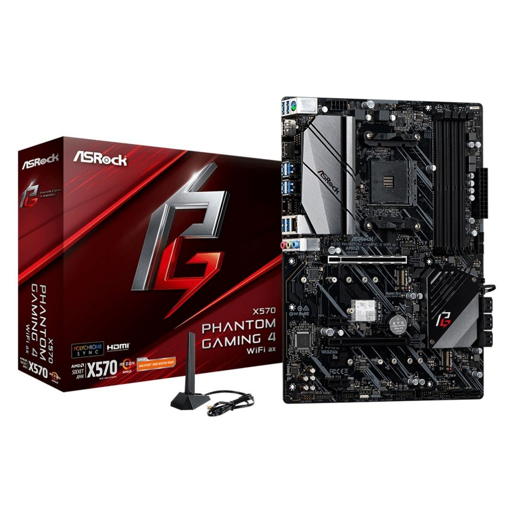 Motherboard Asrock X570 Phantom Gaming 4 Wifi Am4