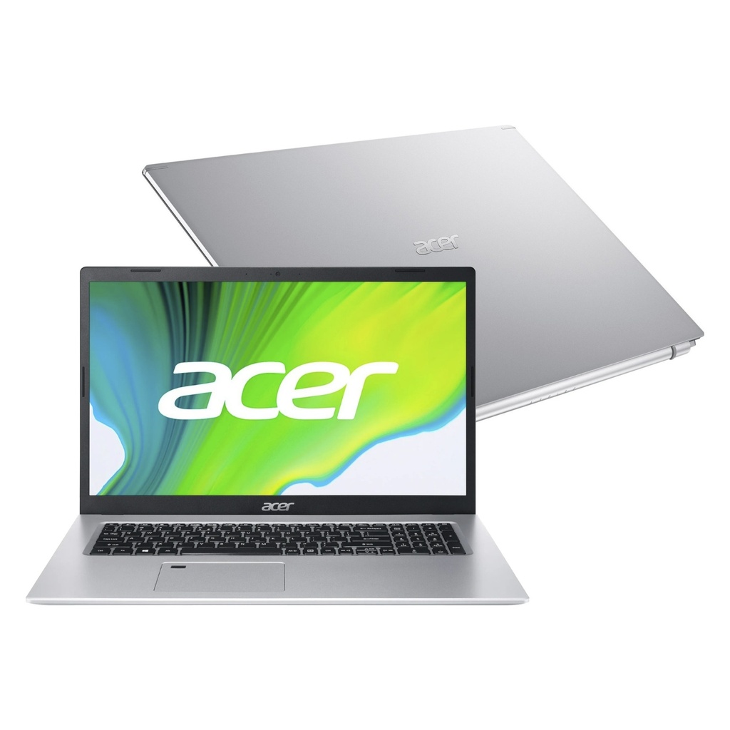 ACER - NOTEBOOK ASPIRE 5 - 17,3''. INTEL CORE I7 1165G7. INTEL IRIS XE. WINDOWS 11. RAM 8GB / SSD 512GB. CÁMARA WEB. WIFI. BLUETOOTH. REF AA