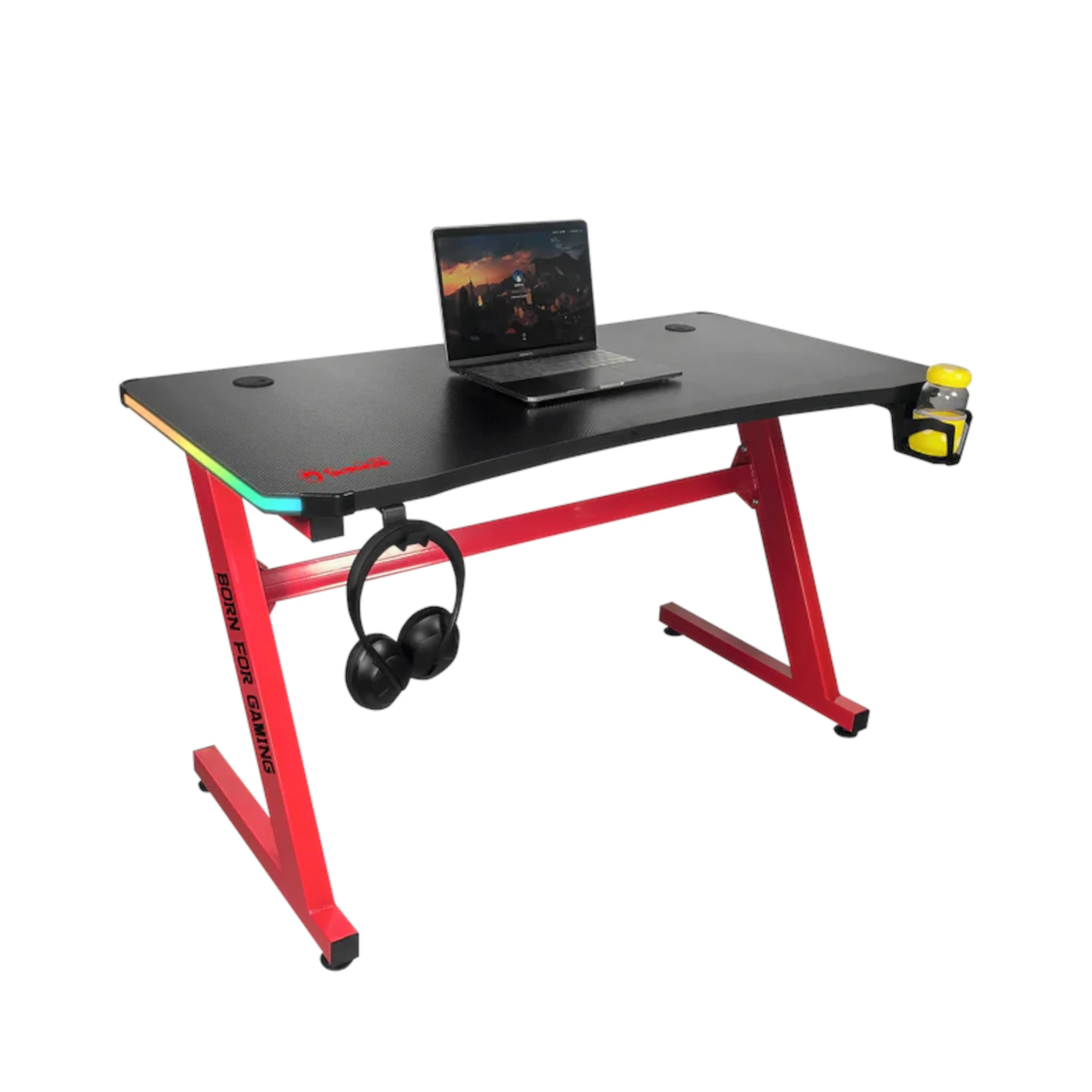 Escritorio Gaming Marvo Desk De-08 Soporte Auriculares 