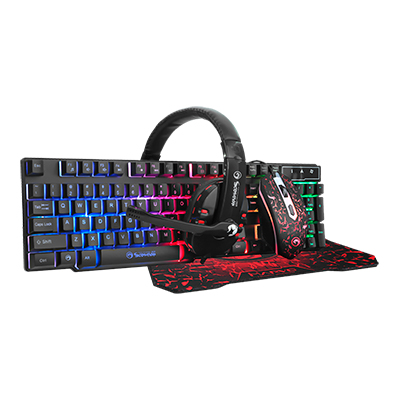 Combo Gaming 4en1 Marvo Cm370 Ergonómico 