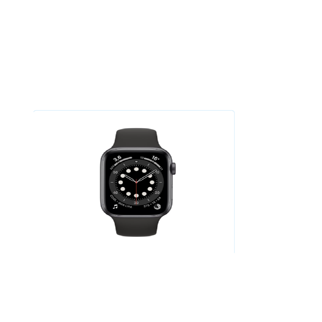 APPLE WATCH SERIES 6 GPS/44MM/BLACK/C CORREA DEPORTIVA