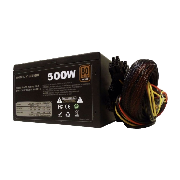 Fuente Perseo 500w 80 Plus Bronze