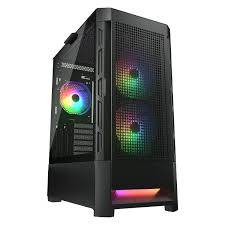 Gabinete Cougar Duoface Rgb Black