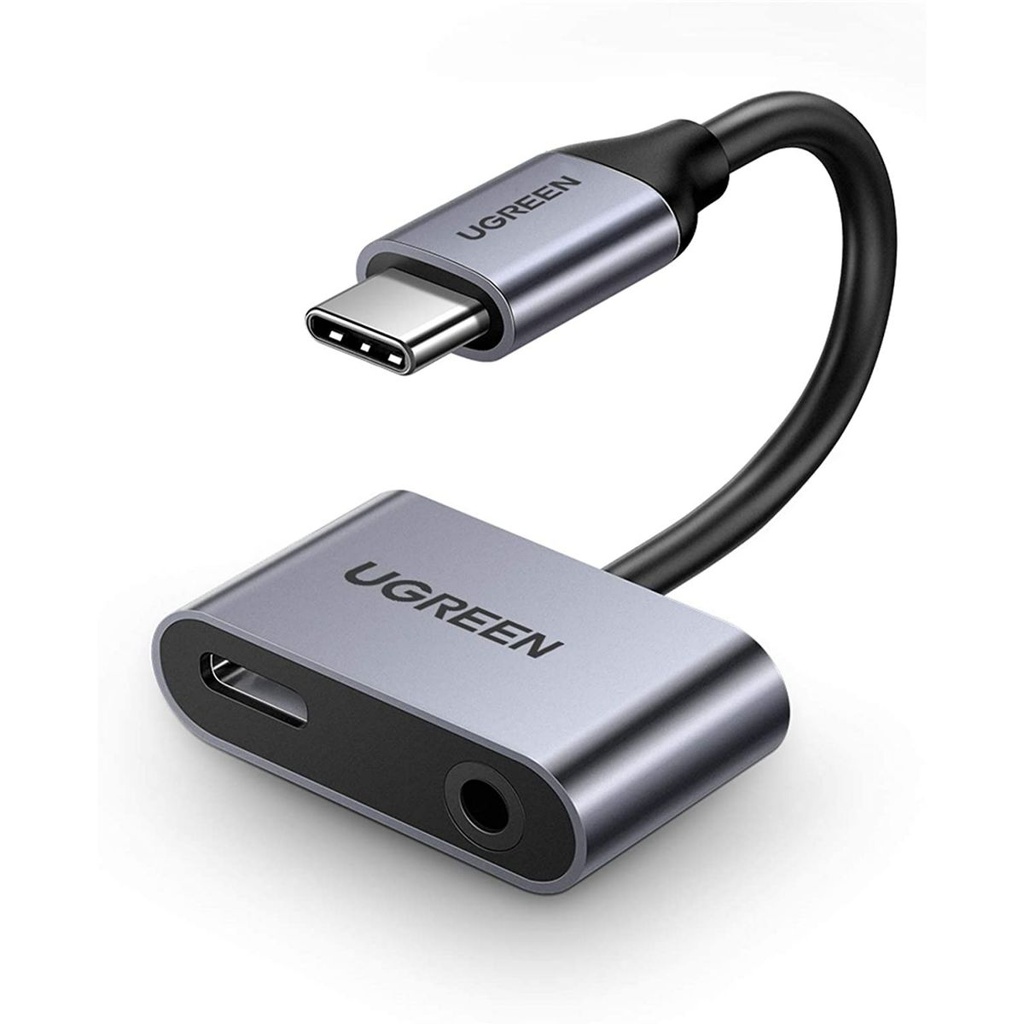 Ugreen Hub USB-C A 3,5mm/USB-C Hembra carga 30W