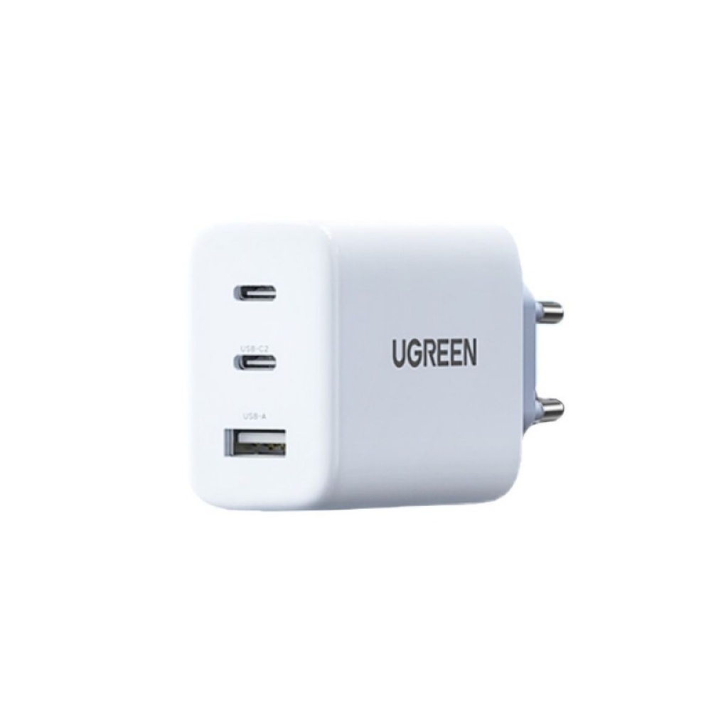 Ugreen Cargador De Pared 65w Usb/usb-c X 2 Blanco