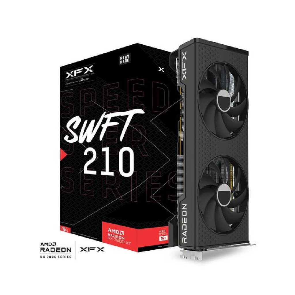 Tarj. Vga Xfx Rx7600xt Speedster Swft 210 16gb