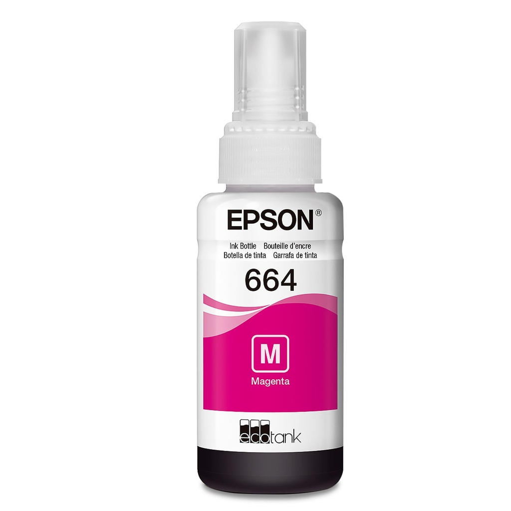 Botella de tinta original Epson T664320 - Magenta 6.500cps