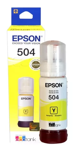 Botella de tinta original Epson T504420 - Amarillo 6.000cps