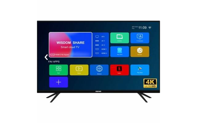 TV LED Asano 50'' 4K sin bordes SMART