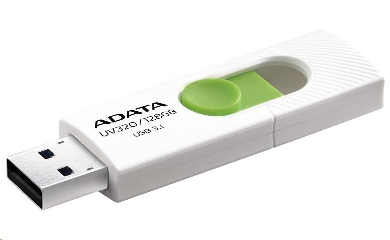 ADATA PEN DRIVE AUV320-128G-RWHGN 128GB BLANCO/VERDE