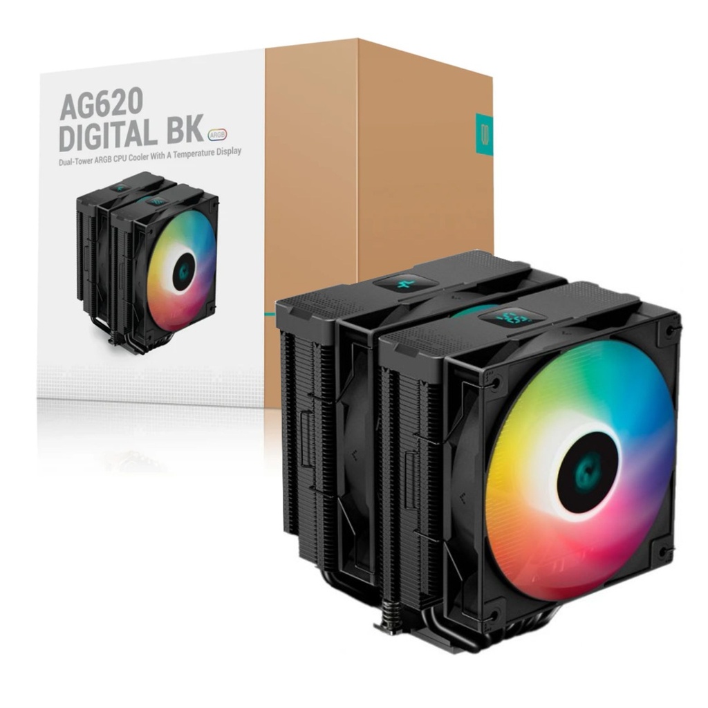 Cooler Deepcool AG620 Digital Negro ARGB