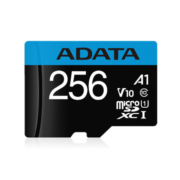 ADATA MICRO SDXC AUSDX256GUICL10A1-RA1 CLASE 10 C/ADAPTADOR