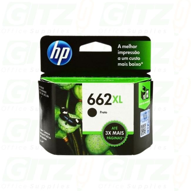 Cartucho original HP CZ105AL (662XL) - Negro 360cps