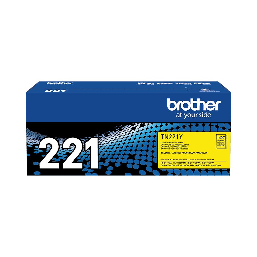 Toner original Brother TN221 - Amarillo