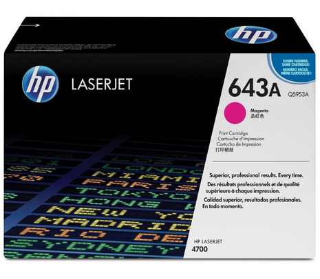 Toner original HP Q5953A (643A) - Magenta 10.000cps (CP)