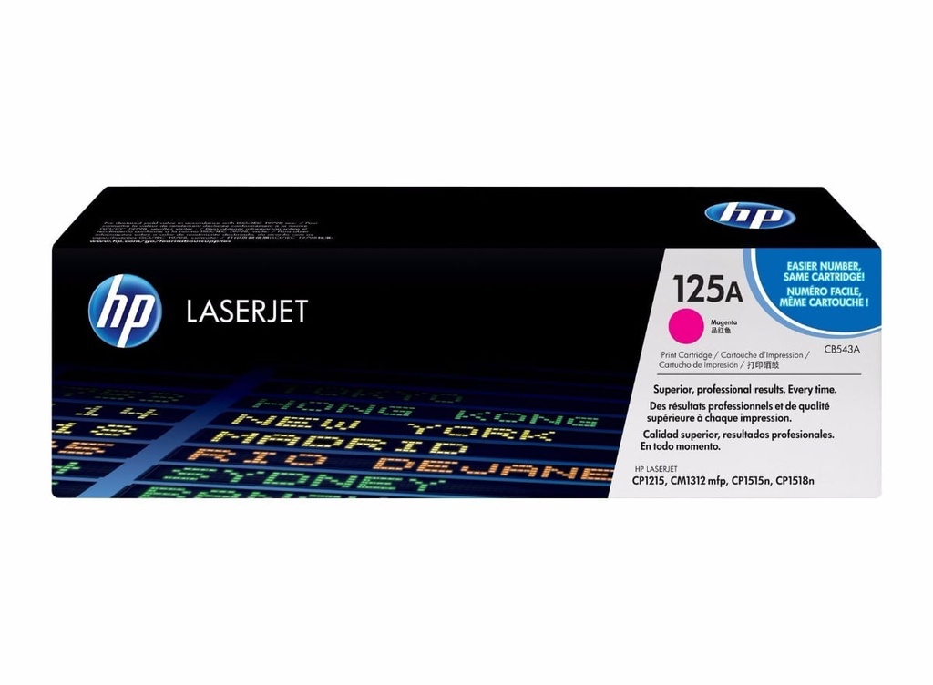 Toner original HP CB543A (125A) - Magenta 1.400cps