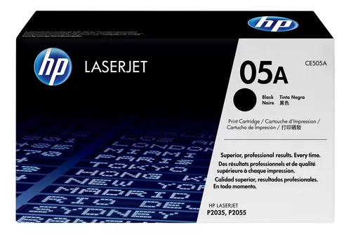 Toner original HP CE505A (05A) 2.300cps